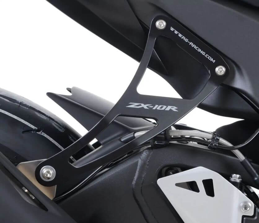 パーツ JorgeUSA R&G Racing Exhaust Hanger for '11-'23 Kawasaki ZX-10R/ZX-10RR