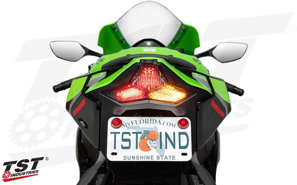 Buy TST Industries LED Integrated Tail Light '23- Kawasaki ZX4R/RR