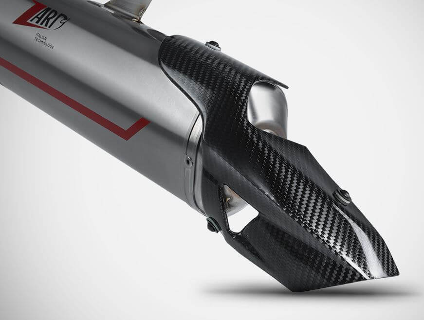 ZARD Sabbia Racing Slip-On Exhaust for '22-'23 Aprilia Tuareg 660