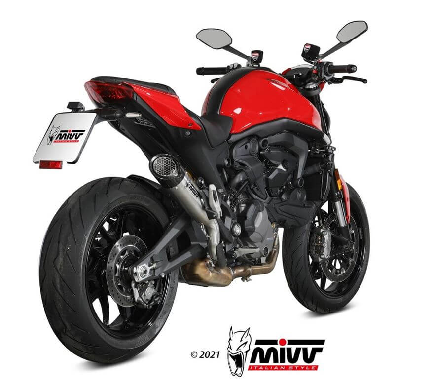 MIVV X-M5 Titanium Slip-On Exhaust '21-'23 Ducati Monster 937/937+