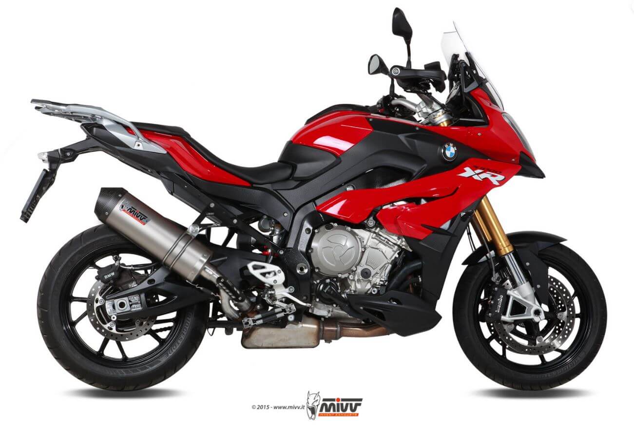 MIVV Oval Titanium Slip-On Exhaust '15-'19 BMW S 1000 XR