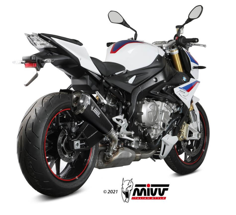 MIVV Delta Race Carbon Slip-On Exhaust '17-'20 BMW S 1000 R