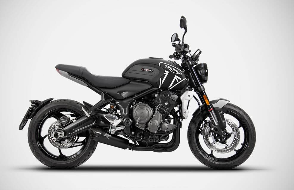 ZARD 3-1 Stainless Steel Racing Full Exhaust '21-'23 Triumph Trident 660
