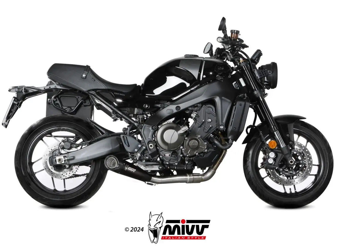 MIVV X-M4 Black Full Exhaust 25-26 Yamaha R9, 24-26 MT-09, 22-26 XSR900/GP