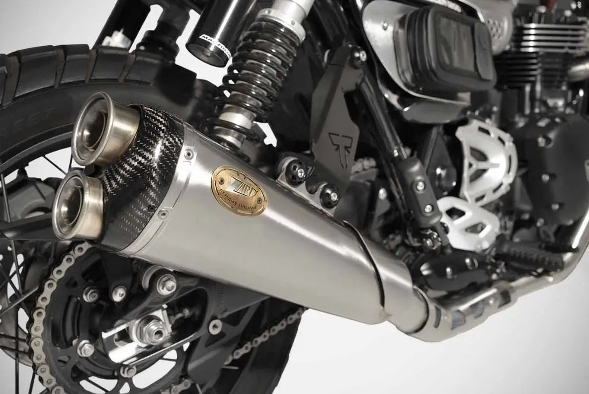 ZARD Stainless Steel Full Exhaust 24-25 Triumph Scrambler 1200