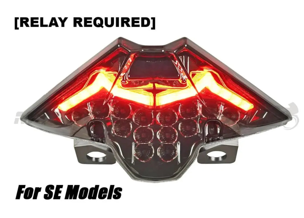 Motodynamic Sequential LED Tail Light 2018+ Kawasaki Ninja 400 Smoke