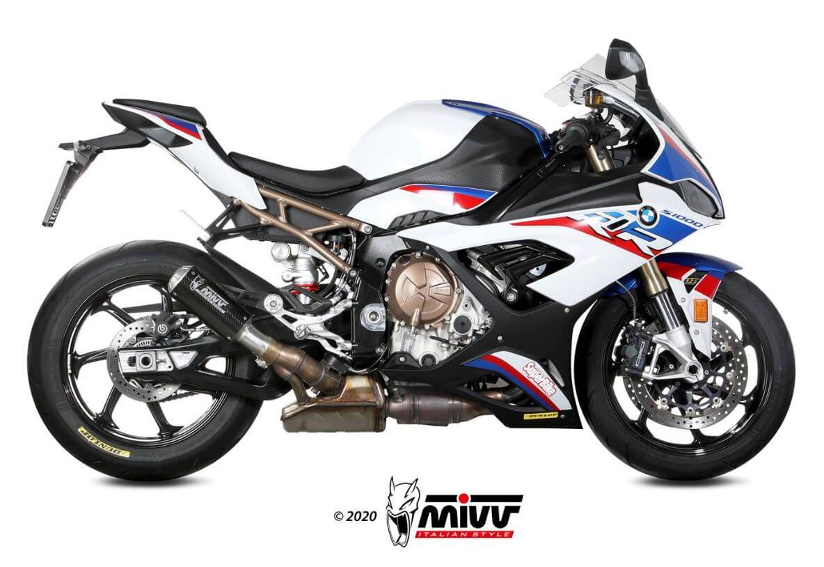 MIVV MK3 Carbon Slip-On Exhaust '19-'23 BMW S 1000 RR