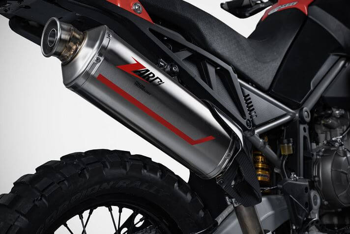 ZARD Sabbia Racing Slip-On Exhaust for '22-'23 Aprilia Tuareg 660