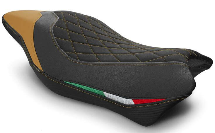 LuiMoto Diamond Comfort Rider Seat Cover '17-'21 Ducati Monster 821/1200