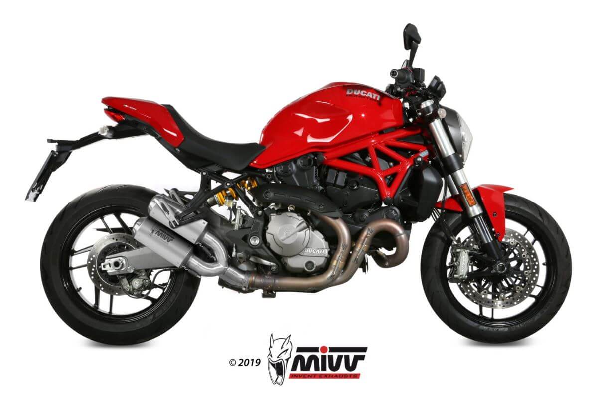 MIVV MK3 Stainless Steel Slip-On Exhaust '18-'20 Ducati Monster 821