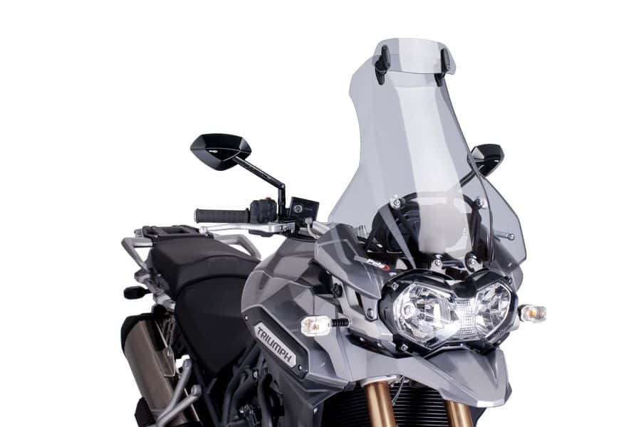 Puig Touring Windscreen w/ Visor for '12-'15 Triumph Tiger Explorer
