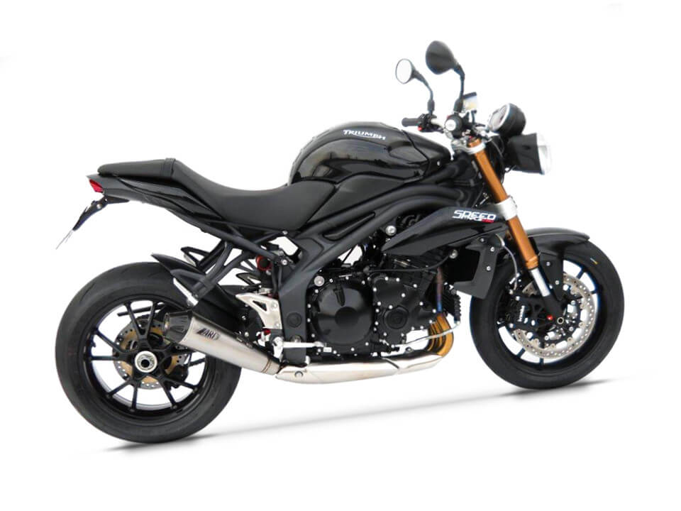 Buy ZARD Racing Slip-On Exhaust '11-'13 Triumph Speed Triple 1050