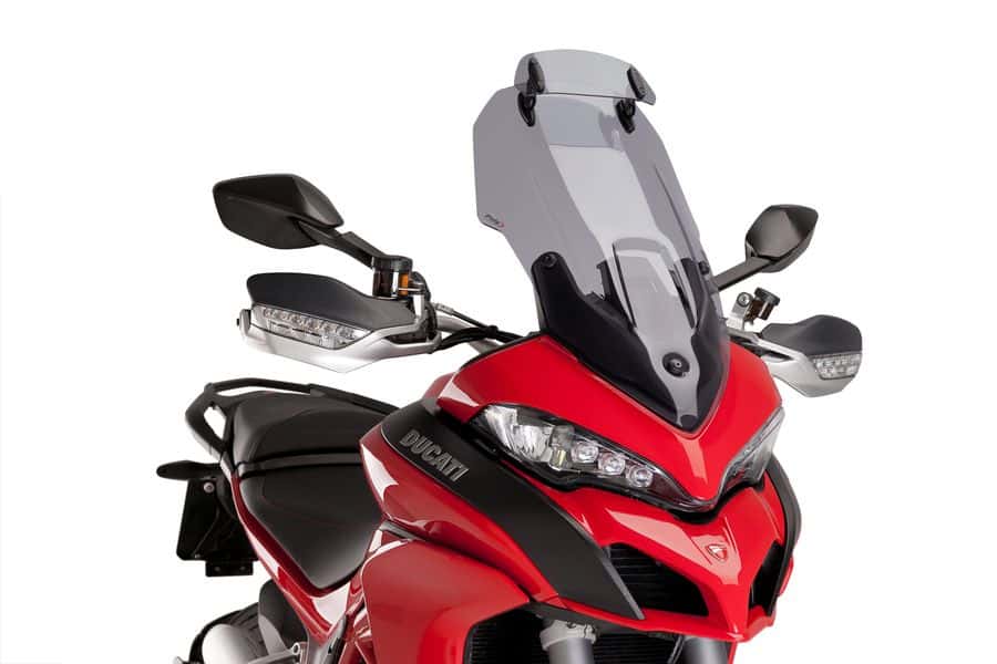 Puig Touring Windscreen w/ Visor for '15-'17 Ducati Multistrada/S