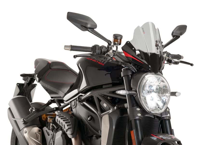 Puig Sport Windscreen for '16-'20 Ducati Monster 1200 R