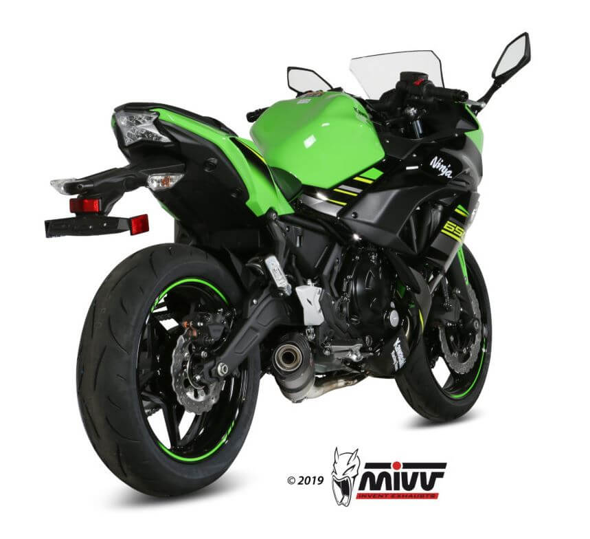 MIVV Oval Titanium Full System Exhaust '17-'23 Kawasaki