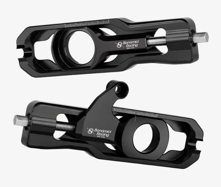 Bonamici Chain Adjusters w/ Caliper Bracket 17-25 Yamaha YZF-R6