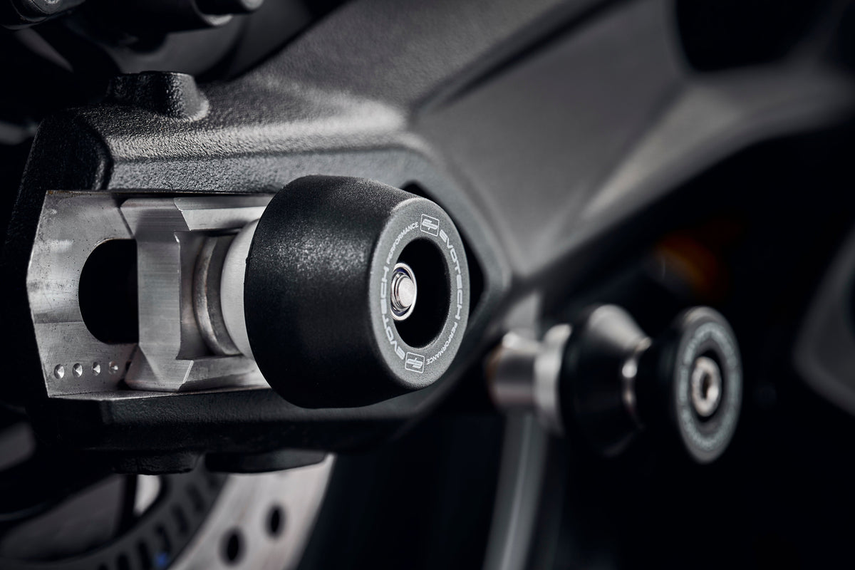 Evotech Performance Rear Spindle Bobbins 2027 Triumph Street Triple 798 RS