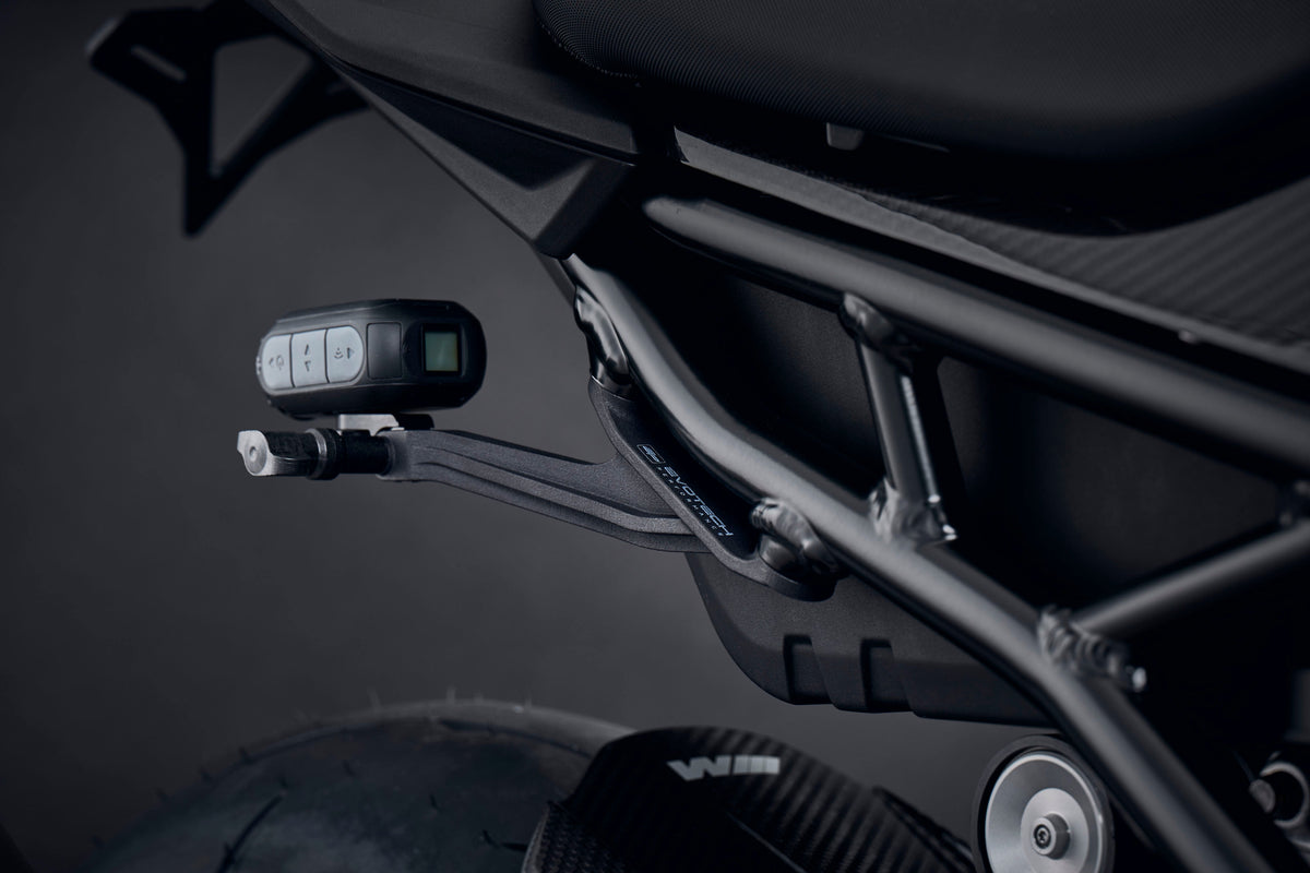 Evotech Performance Footpeg Rear Facing Action Camera Mount 23-25 BMW M1000R, 21-26 M1000RR
