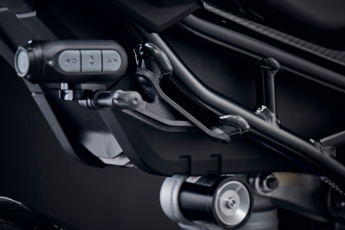 Evotech Performance Footpeg Rear Facing Action Camera Mount 23-25 BMW M1000R, 21-26 M1000RR