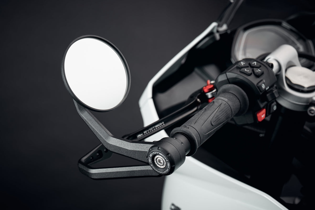 Bar End Mirrors / Brake and Clutch Lever Protector Kit for the Triumph Trident 660