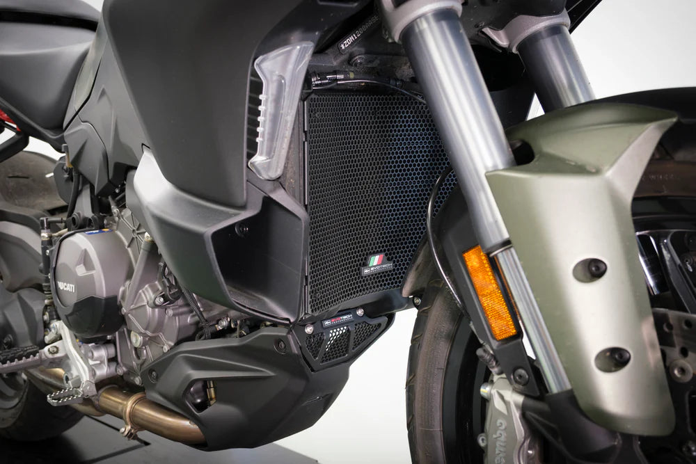 Evotech Performance Radiator, Mid Engine Guard Set 25-26 Ducati Multistrada V2/S