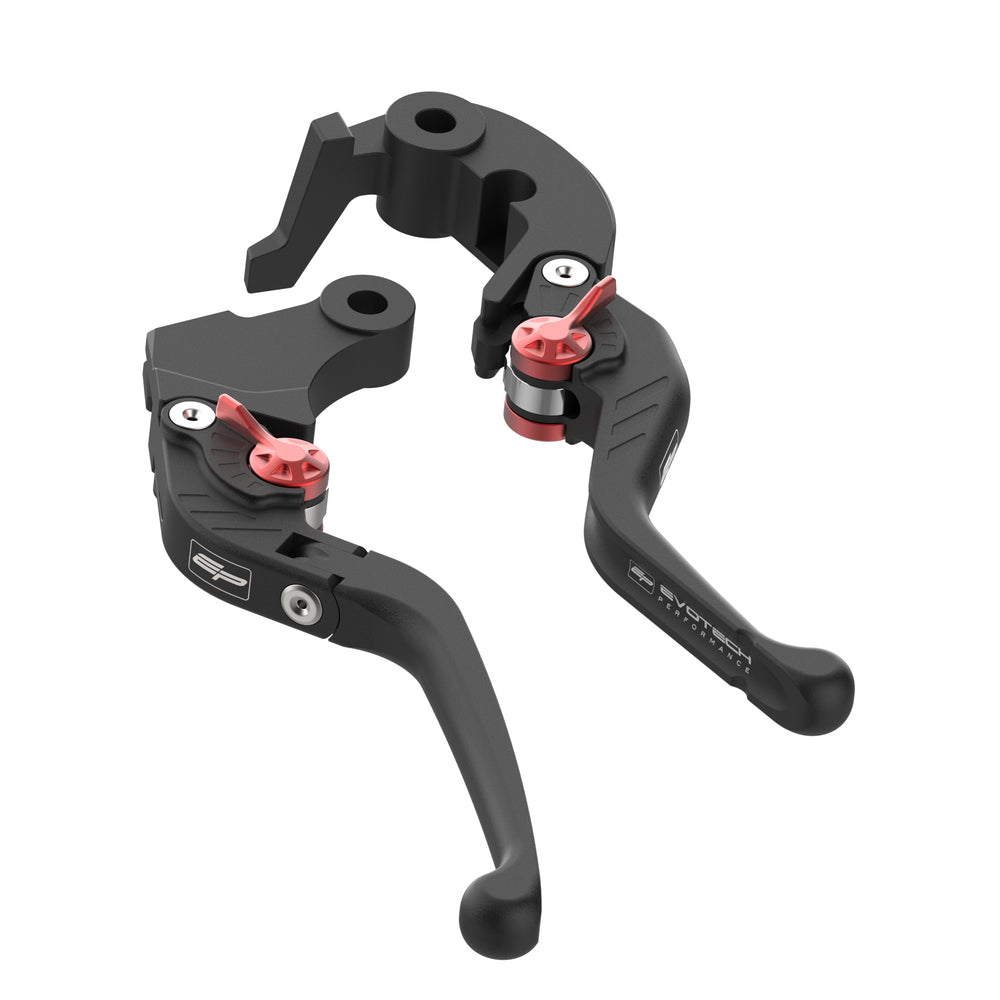 Evotech Performance Evo Folding Clutch & Short Brake Lever Set for 2026 Yamaha YZF-R7
