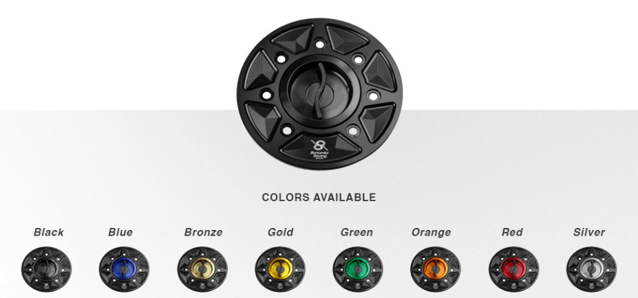 Bonamici Gas/Fuel Cap 07-17 ZX-6R, 06-20 ZX-10R, 07-16 Z800/Z1000 Bonamici Gas/Fuel Cap 07-17 ZX-6R, 06-20 ZX-10R, 07-16 Z800/Z1000