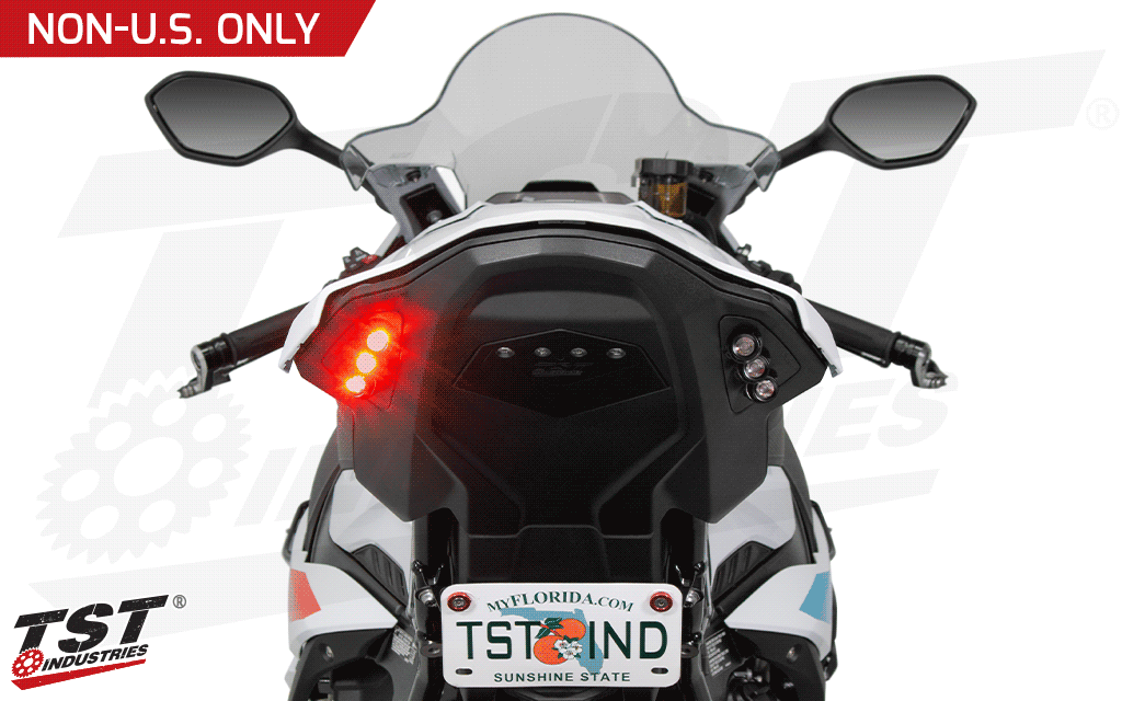 TST Industries In-Tail LED Integrated Tail Light 23-26 BMW S1000RR, 23-24 M1000RR