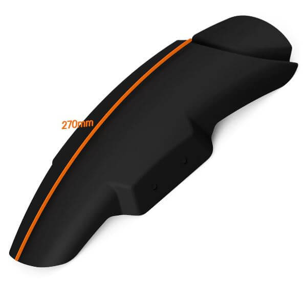 Pyramid Extenda Fenda EXTRA '22-'23 Ducati Desert X | Matte Black