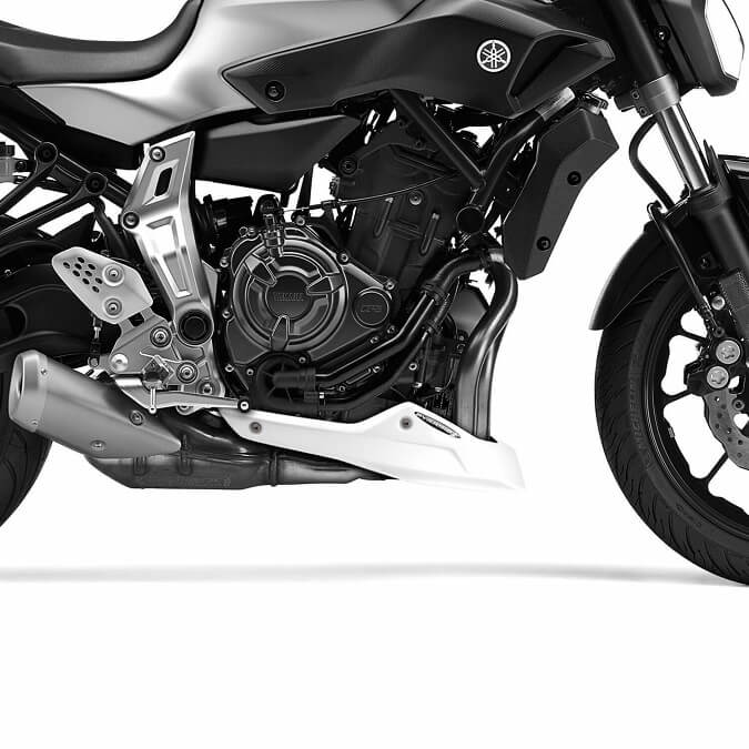 Pyramid Belly Pan '13-'23 Yamaha MT-07 | Gloss White