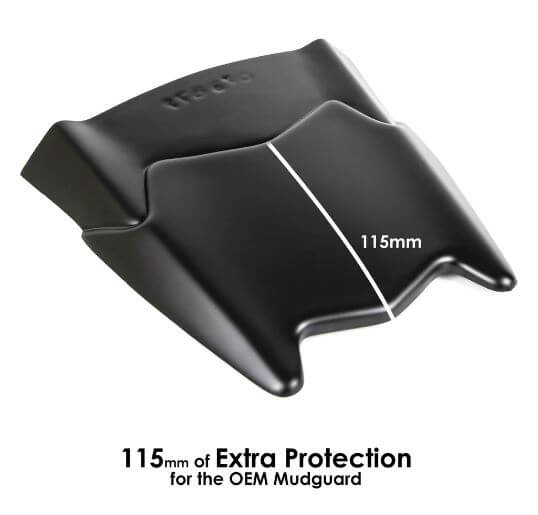 Pyramid Hugger Extension '15-'23 Kawasaki Ninja H2 | Matte Black