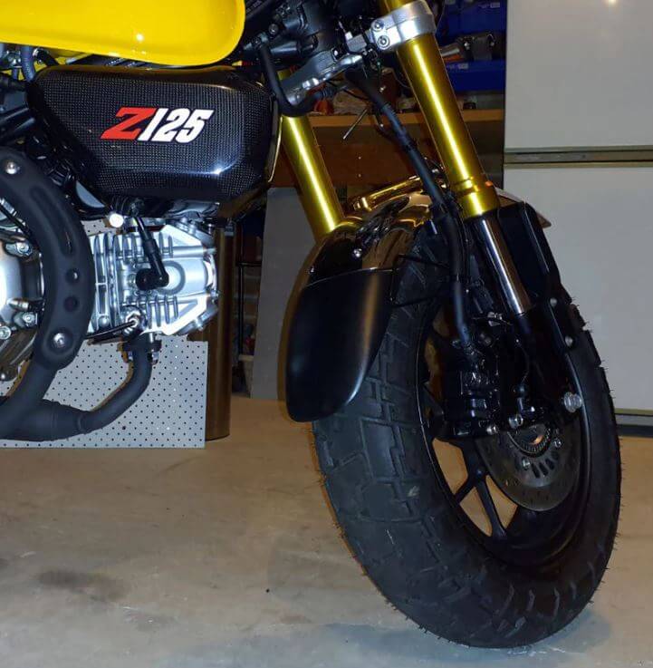 Pyramid Extenda Fenda '18-'23 Honda Monkey 125 | Matte Black