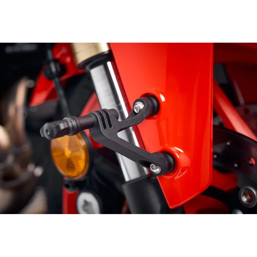 Evotech Performance action camera mount fitted to a front mudguard
