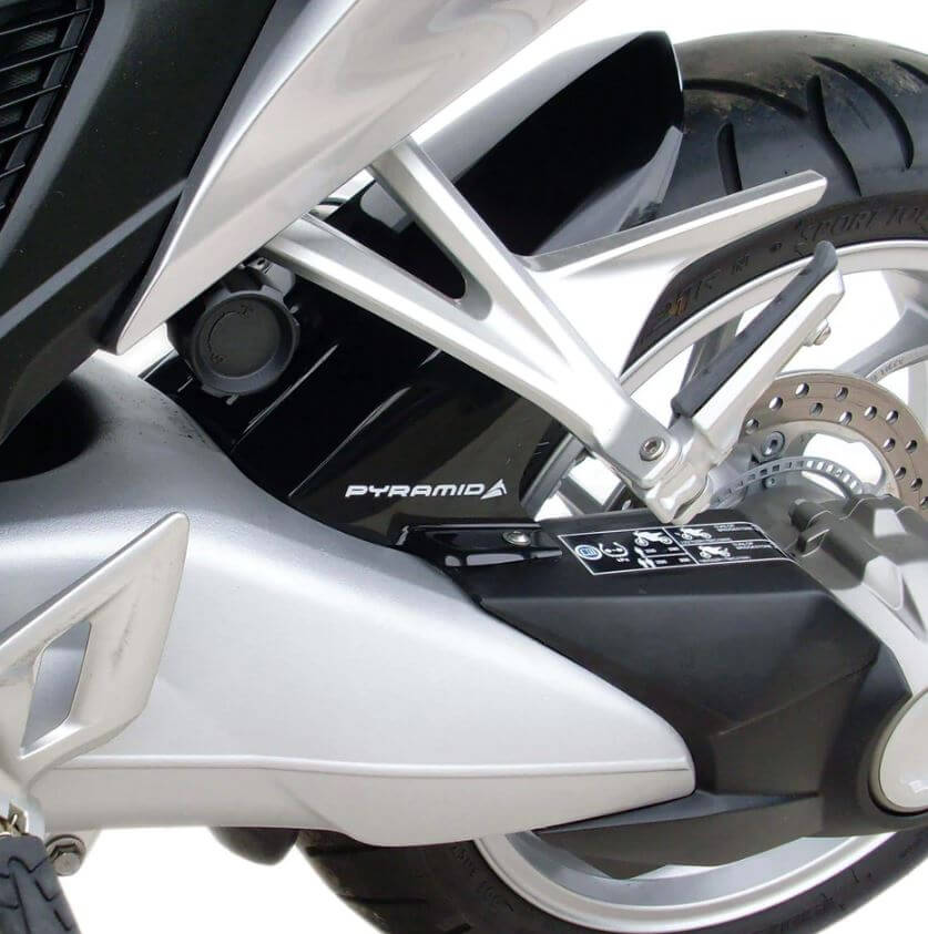 Pyramid Rear Tire Hugger '10-'17 Honda VFR 1200 F | Matte Black