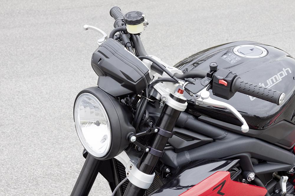 LSL Headlight Bracket For 2013 Triumph Street Triple - Work Only w.The LSL 6.5" Eighties Headlight