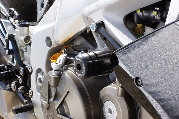 Sato Racing No-Cut Frame Sliders 2009-2015 Aprilia RSV4 R / Factory APRC