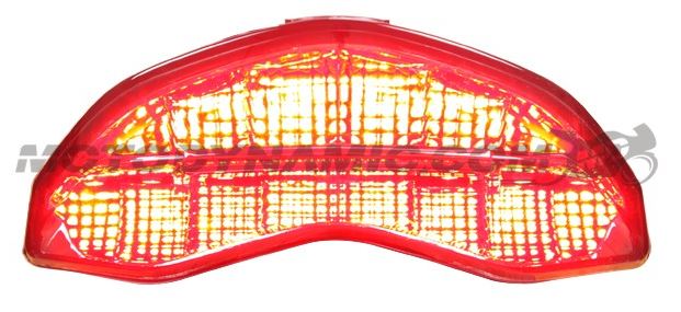 Motodynamic Sequential LED Tail Light '14-'20 Ducati Monster 797/821/1200,  '17-'20 Supersport - Smoke