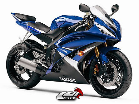 LuiMoto Team Yamaha Seat Cover 2008-2015 Yamaha YZF R6 - Cf Black/White/Blue