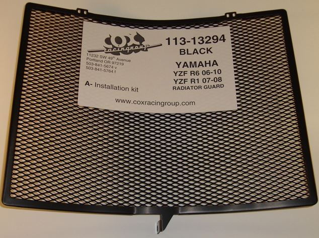 Cox Racing Radiator Guard for 2006-2013 Yamaha YZF-R6