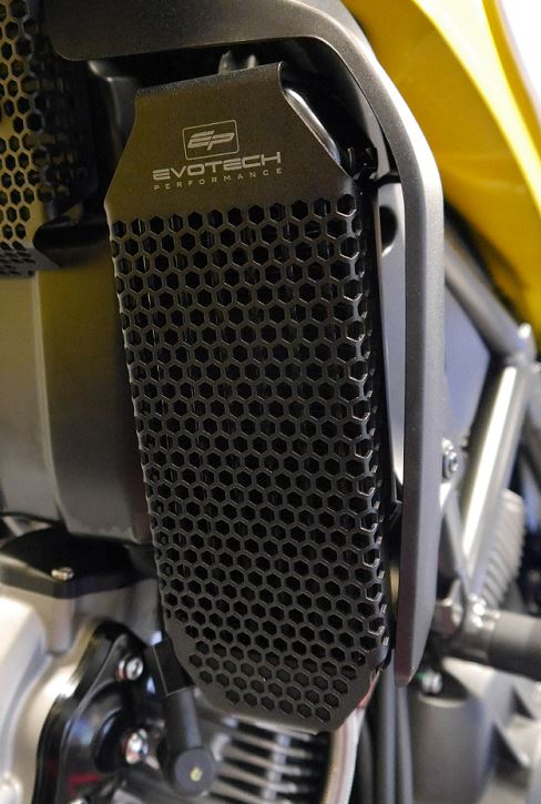 Evotech Performance Oil Cooler Guard for 2015+ Ducati Scrambler 800, 2017+ Monster 797