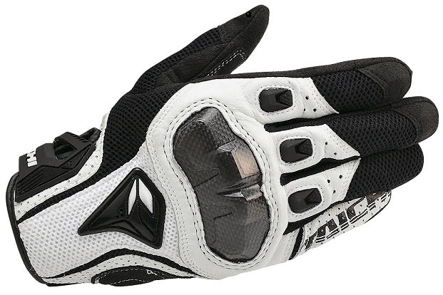 RS Taichi RST391 Armed Mesh Gloves White/Black