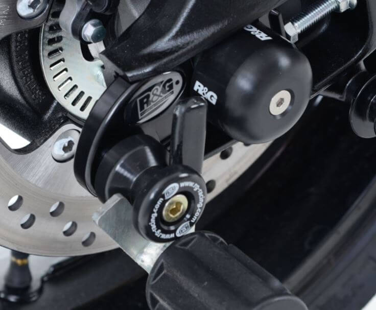 R&G Offset Cotton Reels / Swingarm Spool Suzuki '09-'16 GSXR-R1000, 15'-'20 GSX-S1000/ABS/FA, '19- Katana