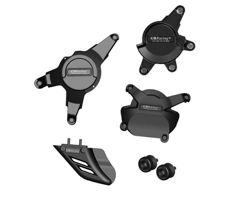 GB Racing STOCK Engine Covers Protection Bundle 08-16 Honda CBR1000RR