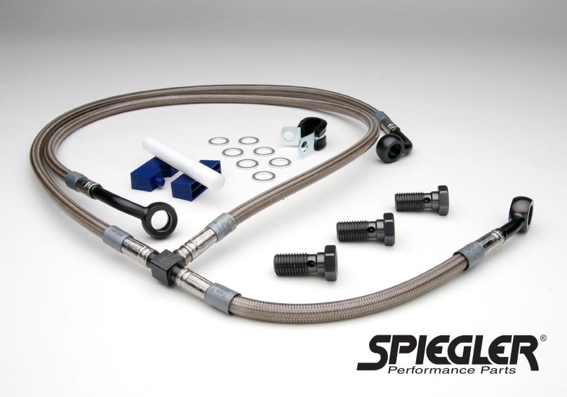 Kit De Línea De Freno Delantera De Acero Trenzado Galfer Para Kawasaki KLR 650 2008-2017