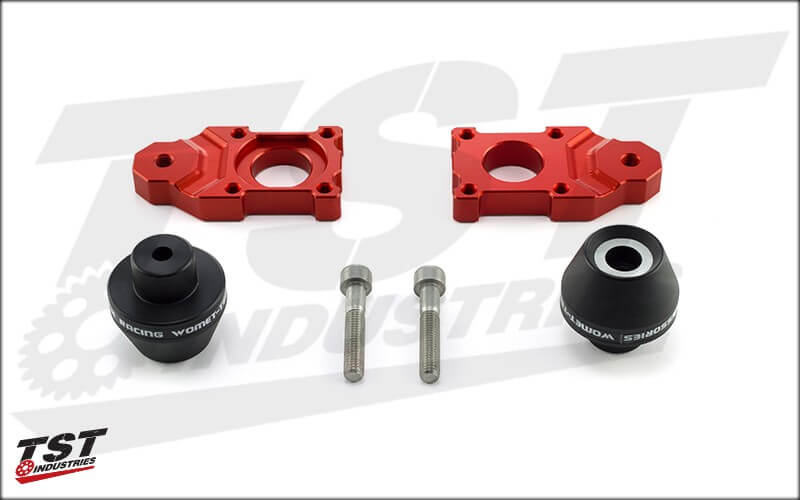 Womet-Tech Axle Block Protectors for '05-'21 Honda CBR600RR