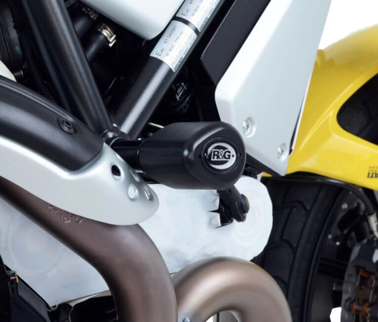 R&G Aero Frame Sliders for '18- Ducati Scambler 1100