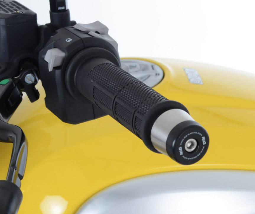 R&G Racing Bar End Sliders Ducati '18- Scrambler 1100, '21- Diavel 1260S, '20- Streetfighter V4