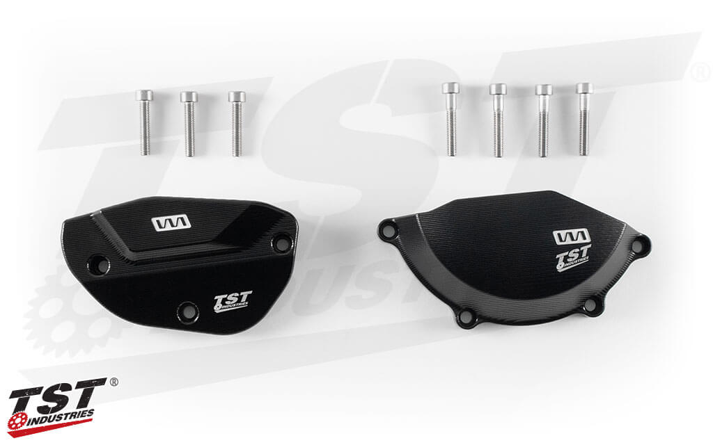 Womet-Tech Engine Case Cover Protectors for '11- Kawasaki ZX-10R