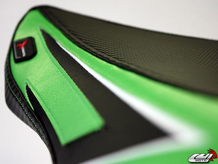 LuiMoto Team Kawasaki Seat Cover 2011-2015 Kawasaki ZX10R - Blk/Green