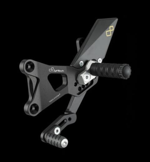 LighTech Track System Rearsets '09-'14 BMW S1000RR, '14-'16 S1000R |  Reverse Shift